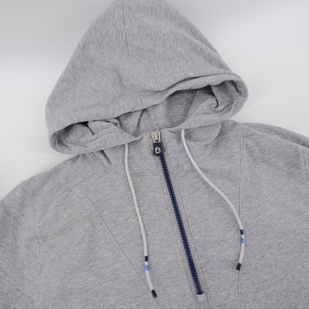 B Draddy 1/4 Zip Performance Hoodie Gray Mens Large Shirt - Flaws